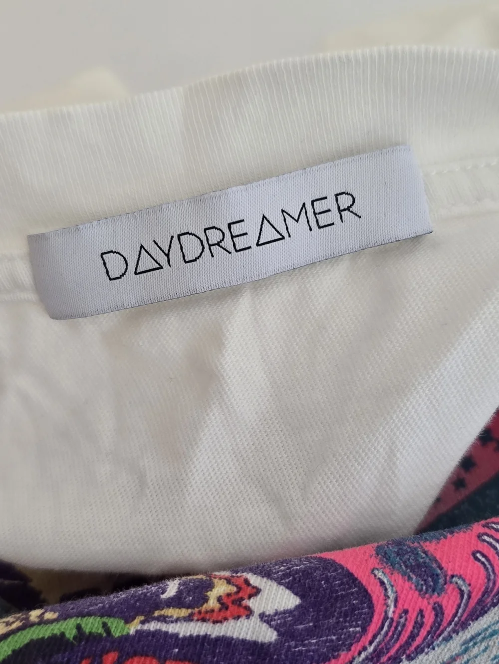 Daydreamer Led Zeppelin Electric Magic Graphic Tee - White with Multicolor Print - Picture 7 of 8